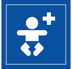 Panneau d'information - Centre médical pour enfants - ISO 7001 - Gravoply