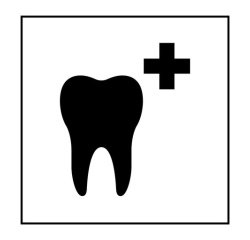 Panneau d'information - Soins dentaires - ISO 7001