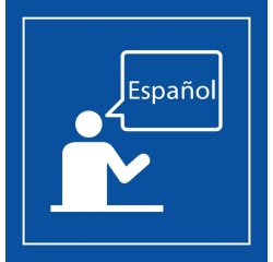 Panneau info - Communication en langue espagnole - ISO 7001