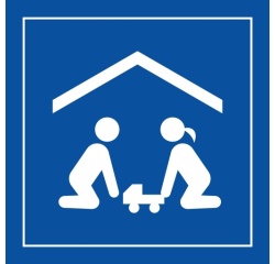 Panneau d'information - Salle de jeux pour enfants - ISO 7001