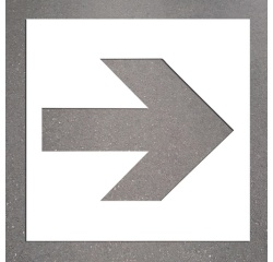 Pochoir - Flèche directionnelle grand format - PVC souple