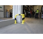 Barrière de sécurité - Arceau de protection d'angle en acier