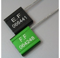 Scellés sécurité métallique - TECSEAL ø3,5 mm Aluminium - 25 ex Noir