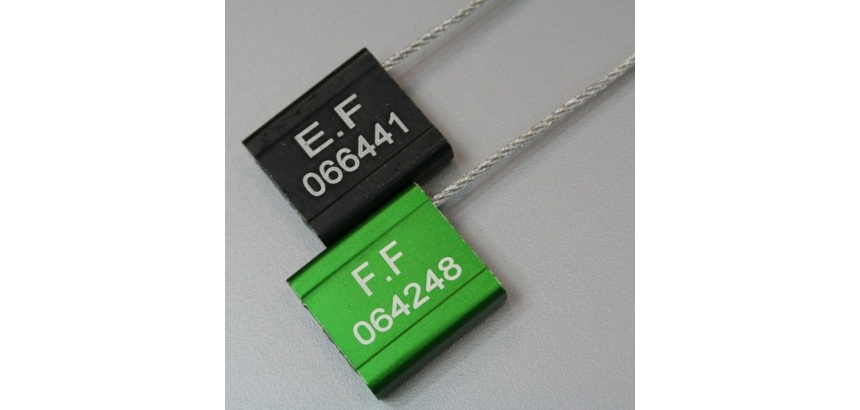 Scellés sécurité métallique - TECSEAL ø3,5 mm Aluminium - 25 ex