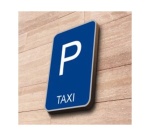 Signalétique de parking - Panneau pour Places réservées aux taxis