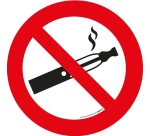 Rouleau de pictos - Interdiction de vapoter - P002 - ISO 7010