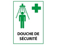 Panneau premiers secours - Douche de sécurité - E012 - ISO 7010