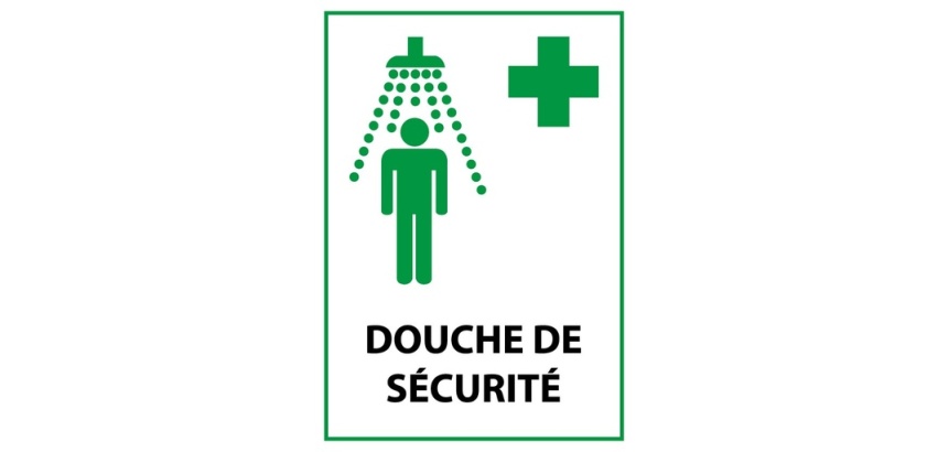 Panneau premiers secours - Douche de sécurité - E012 - ISO 7010