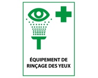 Panneau sécurité E011 – Rinçage oculaire – Norme ISO 7010