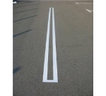 Pochoir pour marquage au sol spécial lignes droites - PVC souple