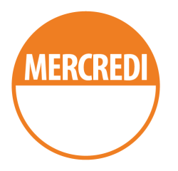 Pastilles d'inventaire "Mercredi" Repositionnables - Lot de 500 ex