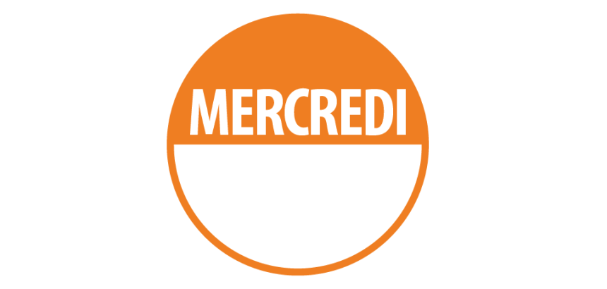 Pastilles d'inventaire "Mercredi" Repositionnables - Lot de 500 ex