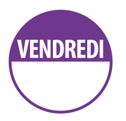 Pastilles d'inventaire "Vendredi" Repositionnables - Lot de 500 ex