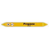 Marqueur de Tuyauterie - Propane - NFX 08-105 - Vinyle 150 x 12 mm