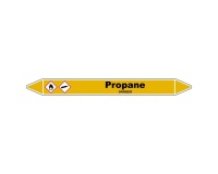 Marqueur de Tuyauterie - Propane - NFX 08-105 - Vinyle 150 x 12 mm