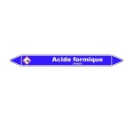 Marqueur Tuyauterie - Acide Formique - Vinyle Laminé - NFX 08-105