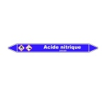 Marqueur de Tuyauterie - Acide Nitrique - Vinyle laminé - NFX 08-105