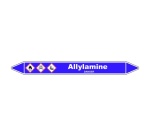 Marqueur de Tuyauterie - Allylamine - NFX 08-105 - Vinyle Laminé