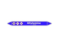 Marqueur de Tuyauterie - Allylamine - NFX 08-105 - Vinyle Laminé 150 x 12 mm