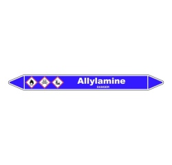 Marqueur de Tuyauterie - Allylamine - NFX 08-105 - Vinyle Laminé