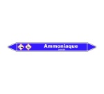 Marqueur de Tuyauterie - Ammoniaque - NFX 08-105 - Vinyle laminé