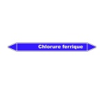 Marqueur tuyauterie - Chlorure ferrique - Vinyle laminé