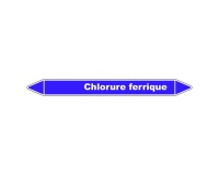 Marqueur tuyauterie - Chlorure ferrique - Vinyle laminé