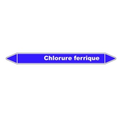 Marqueur tuyauterie - Chlorure ferrique - Vinyle laminé