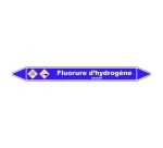 Marqueur Tuyauterie - Fluorure d'Hydrogène - Vinyle Laminé