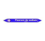 Marqueur Tuyauterie - Fluorure Sodium - Vinyle Laminé - NFX 08-105