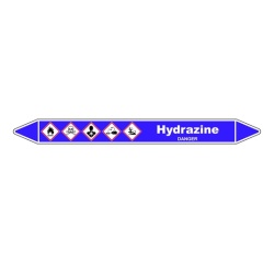 Marqueur de Tuyauterie - Hydrazine - NFX 08-105 - Vinyle Laminé