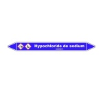 Marqueur Tuyauterie - Hypochlorite de Sodium - Vinyle Laminé