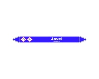 Marqueur de Tuyauterie - Javel - NFX 08-105 - Vinyle Laminé 150 x 12 mm