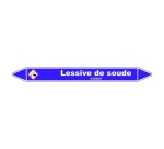 Marqueur - Tuyauterie Lessive de Soude - Vinyle Laminé