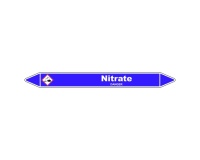Marqueur de Tuyauterie - Nitrate - NFX 08-105 - Vinyle Laminé 150 x 12 mm
