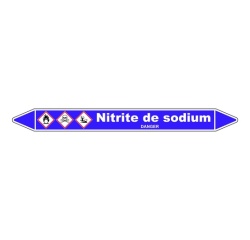 Marqueur Tuyauterie - Nitrite de Sodium - Vinyle Laminé