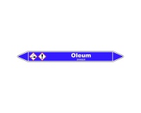 Marqueur de Tuyauterie - Oleum - NFX 08-105 - Vinyle Laminé 150 x 12 mm