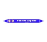 Marqueur - Tuyauterie Sodium Sulphide - Vinyle Laminé - NFX 08-105