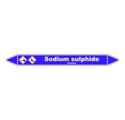 Marqueur - Tuyauterie Sodium Sulphide - Vinyle Laminé - NFX 08-105