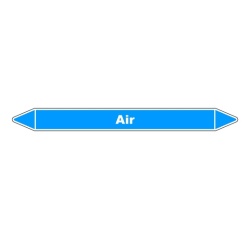Marqueur tuyauterie Air – Vinyle laminé NF X 08-105