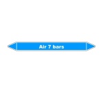 Marqueur de Tuyauterie - Air 7 bars - en Vinyle Laminé