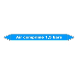 Marqueur tuyauterie Air comprimé 1,5 bar – NF X 08-105