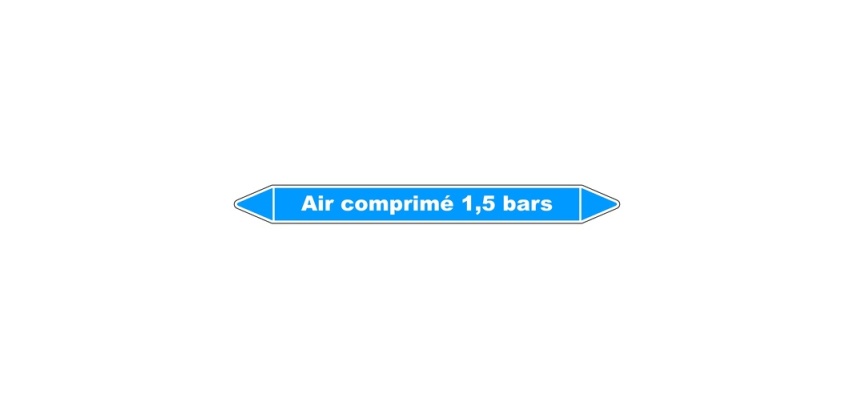 Marqueur tuyauterie Air comprimé 1,5 bar – NF X 08-105