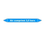 Marqueur Tuyauterie - Air Comprimé 3,5 Bars - Vinyle Laminé