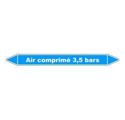 Marqueur tuyauterie Air comprimé 3,5 bars – NF X 08-105