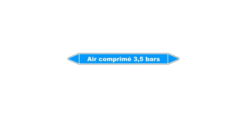 Marqueur tuyauterie Air comprimé 3,5 bars – NF X 08-105