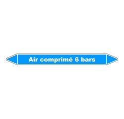Marqueur tuyauterie Air comprimé 6 bars – NF X 08-105