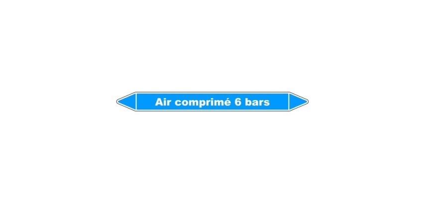 Marqueur tuyauterie Air comprimé 6 bars – NF X 08-105