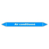 Marqueur - Tuyauterie climatisation - Vinyle laminé - NFX 08-105 150 x 12 mm