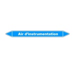 Marqueur de Tuyaux - Air d'instrumentation - Vinyle Laminé